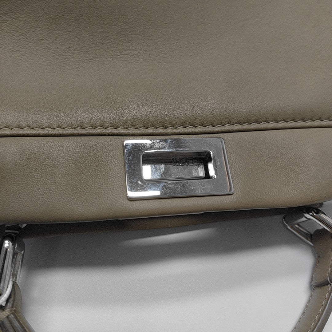 Peekaboo Mini Lambskin Gray