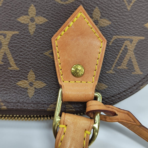 ALMA BB Monogram Coated Canvas Brown