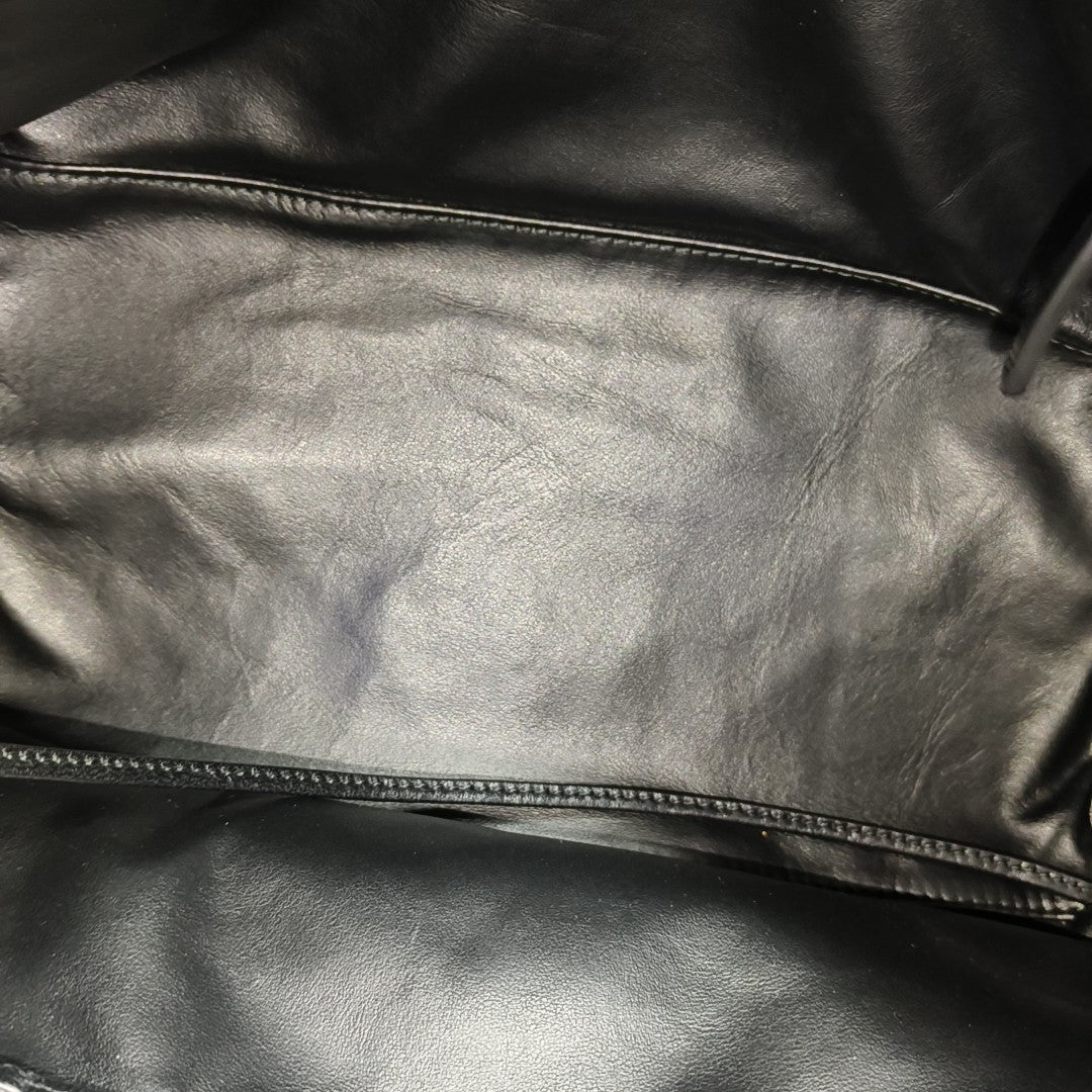 Calfskin Tote Bag Black