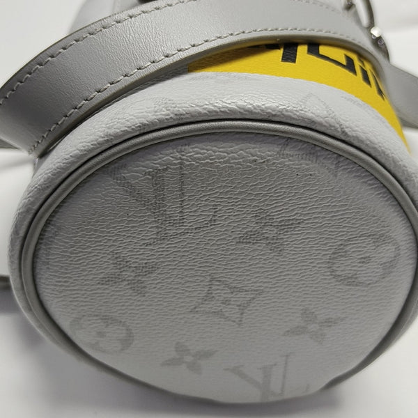 CHALK Monogram Coated Canvas Gray