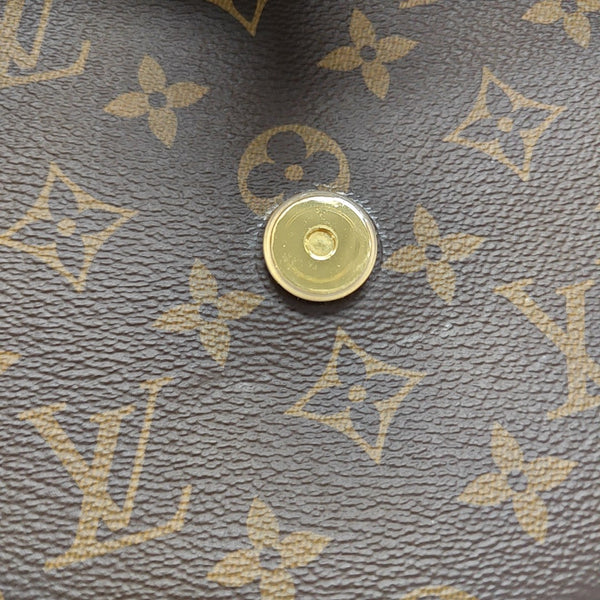 LOCKY BB Monogram Coated Canvas Brown