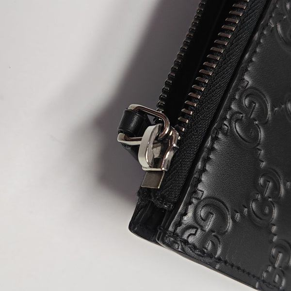 Microguccissima Monogram Calfskin Black