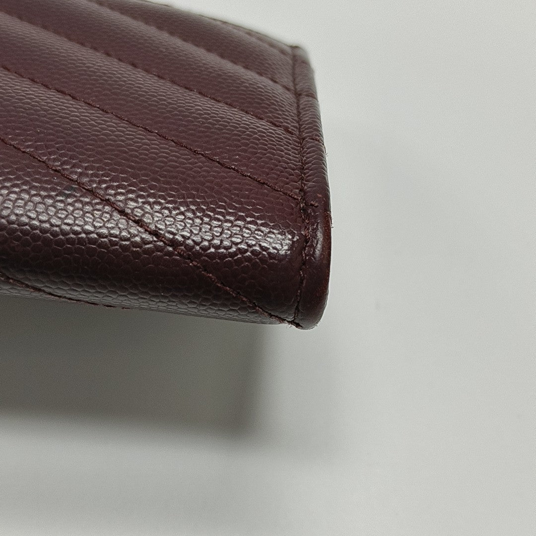 MONOGRAM Quilted Calfskin Red Wallet