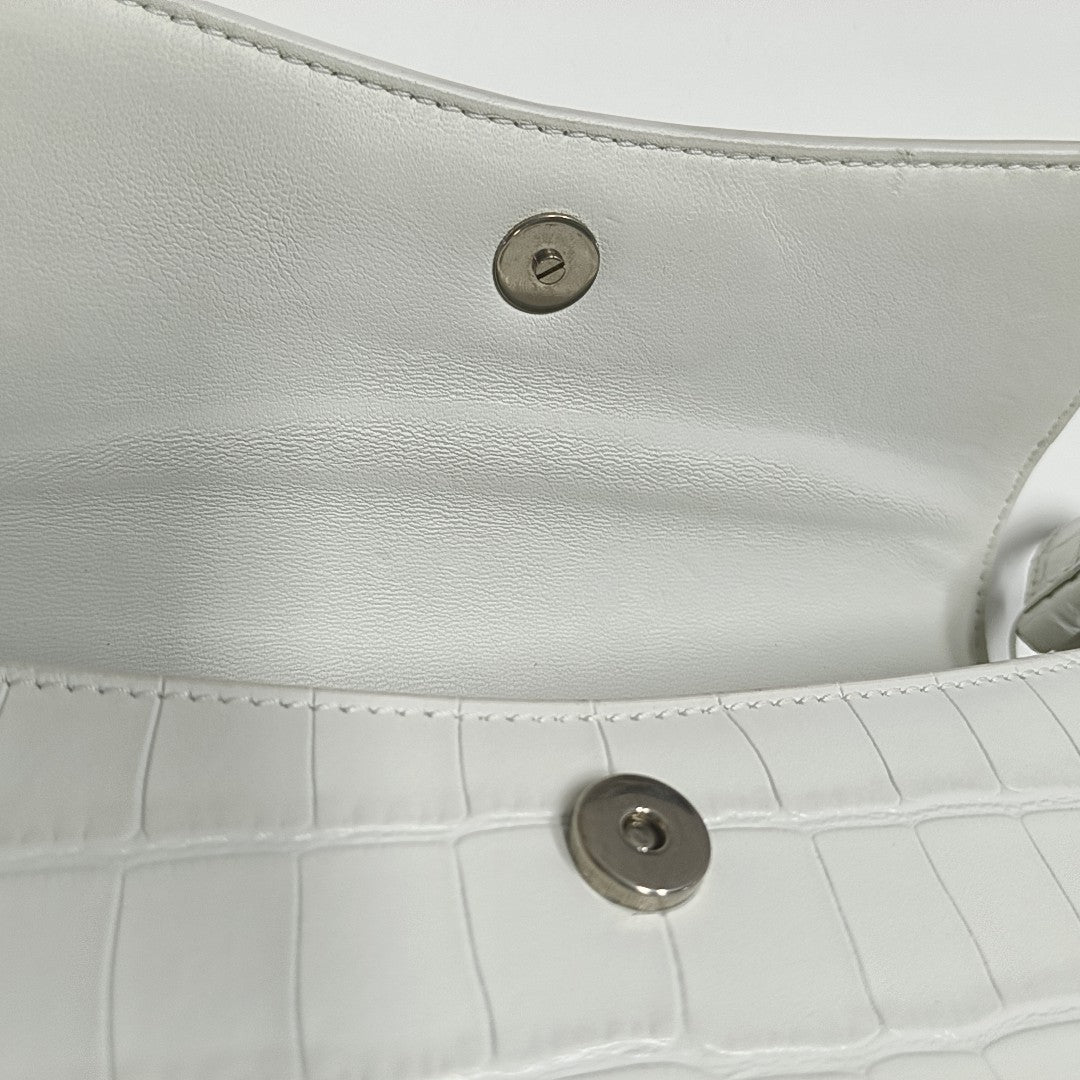 Calfskin Shoulder Bag White