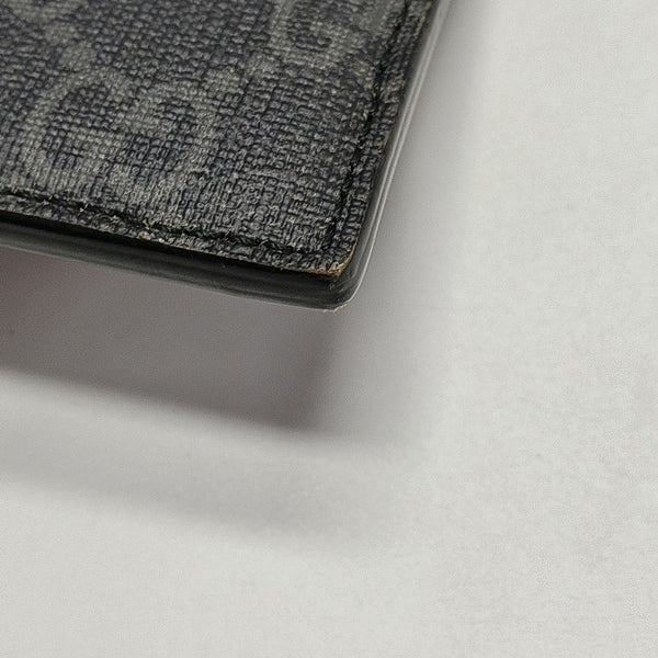 Coated Canvas Card Holder Black