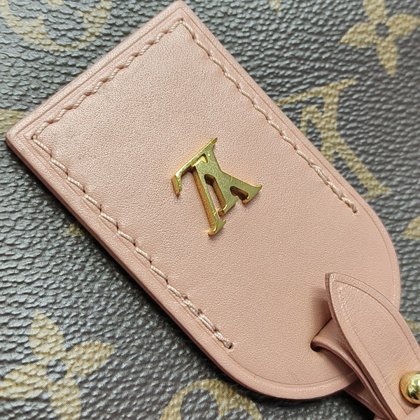 PETITE MALLE Monogram Coated Canvas Brown