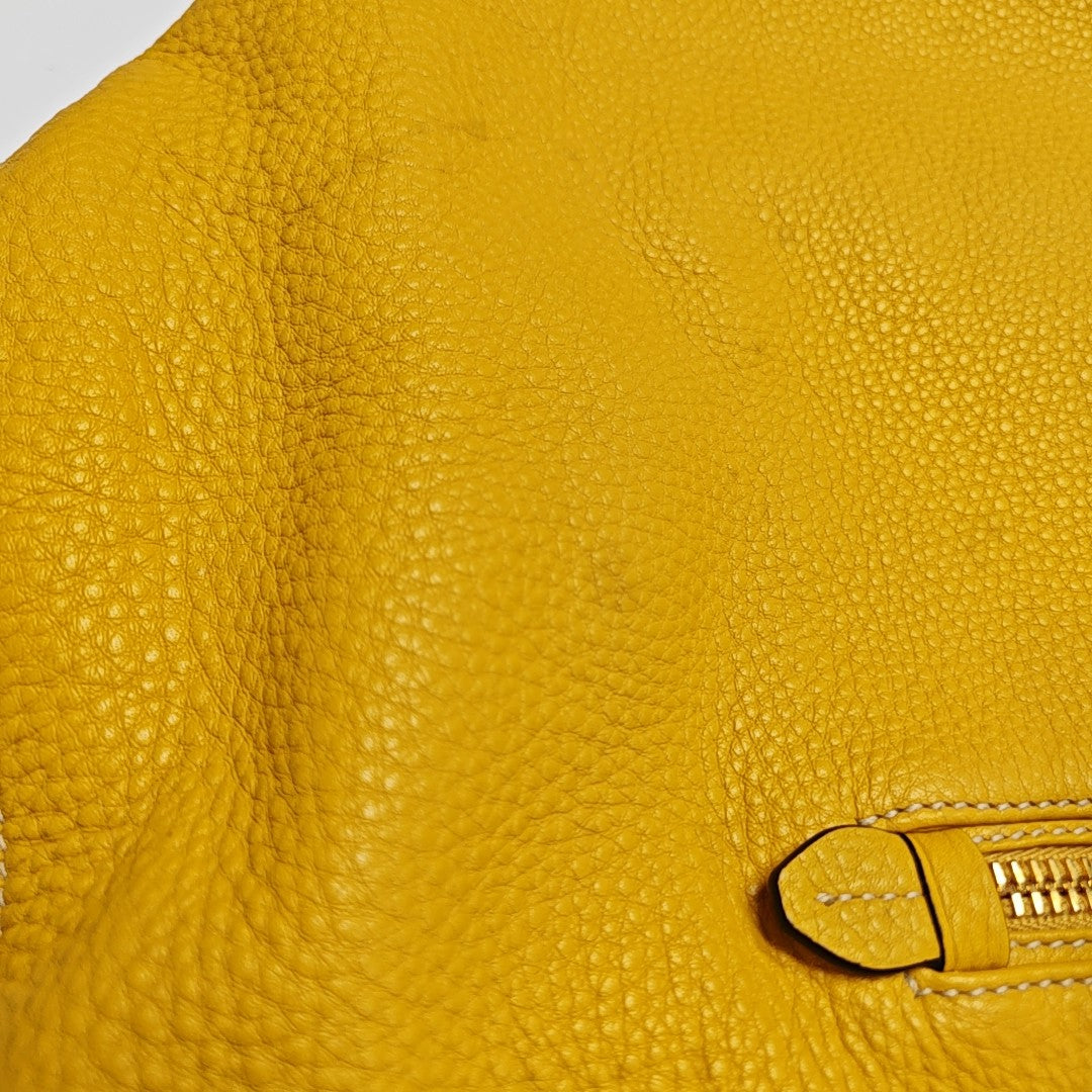 Calfskin Tote Bag Yellow