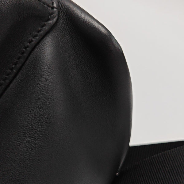Leather Backpack Black