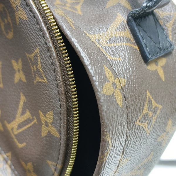 PALM SPRINGS Mini Monogram Coated Canvas Brown