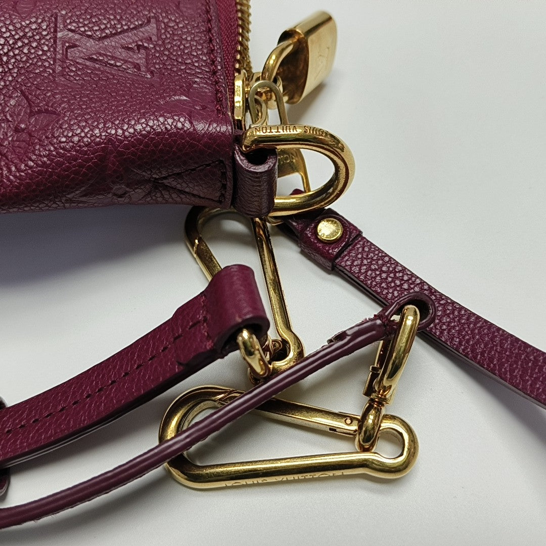 LUMINEUSE PM Monogram Calfskin Red