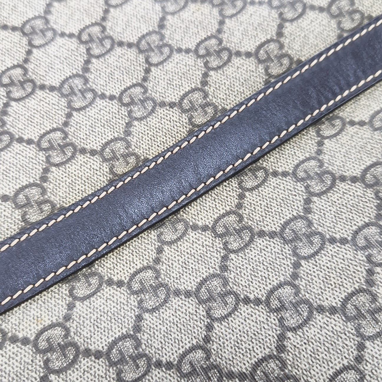 Monogram Coated Canvas Tote Bag Beige