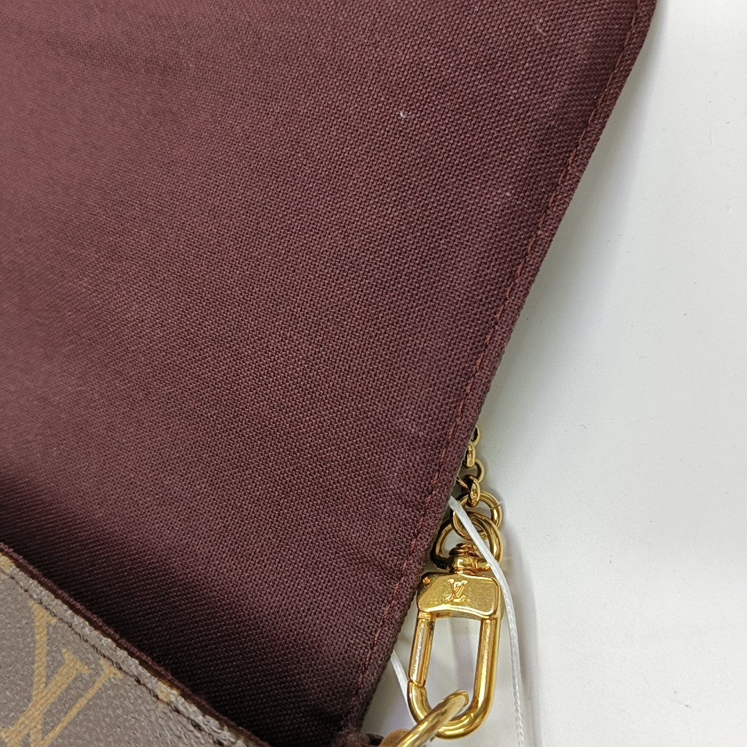 FAVORITE MM Monogram Coated Canvas Brown