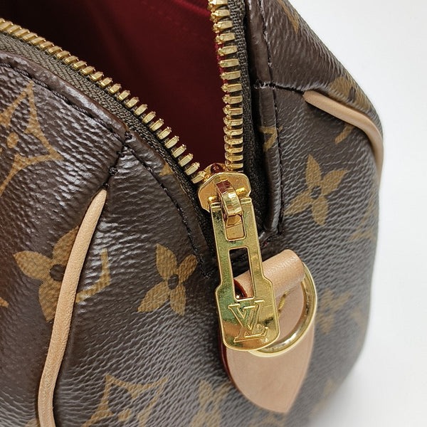 SPEEDY 20 Monogram Coated Canvas Brown