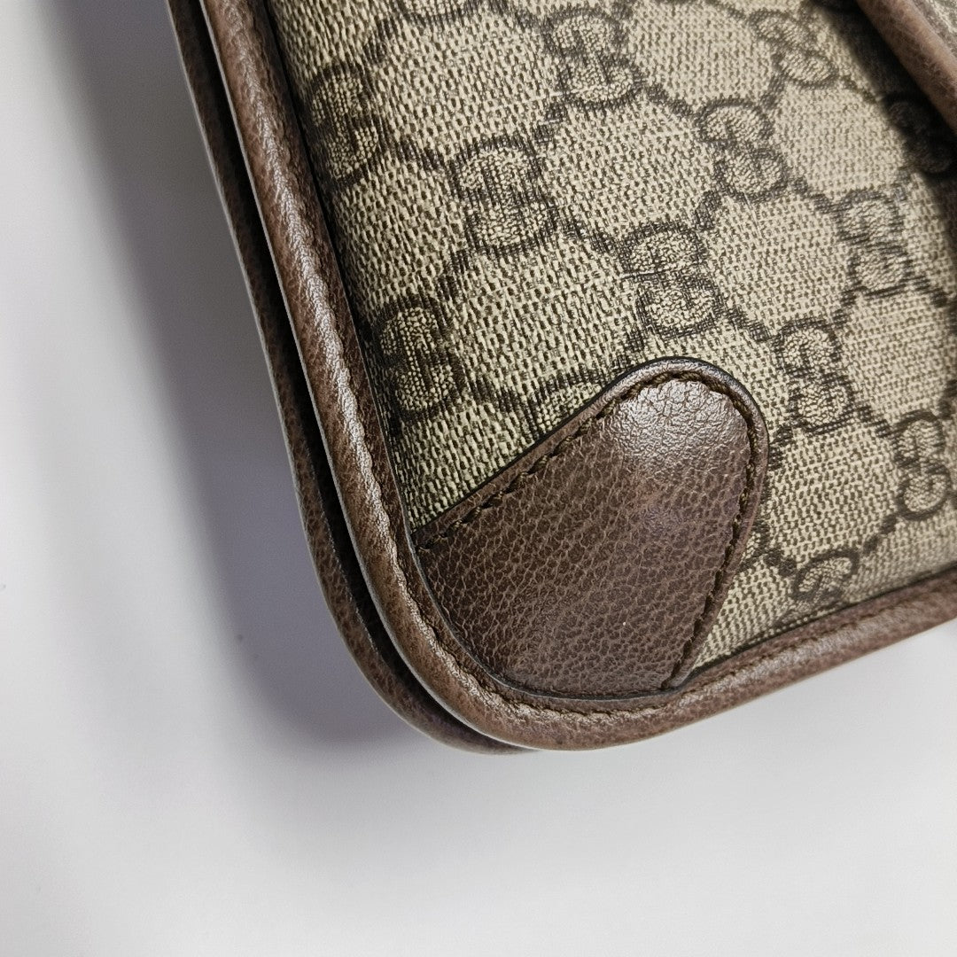 Neo Vintage Small Monogram Coated Canvas Beige