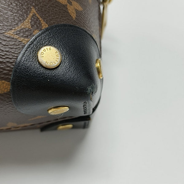 PETITE MALLE Monogram Coated Canvas Brown
