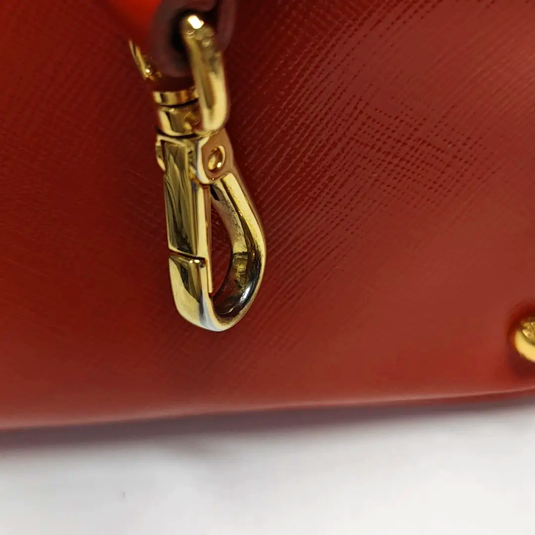 Authenticated pre-owned  Galleria Small Saffiano Calfskin Orange - Tote Bag at Looply