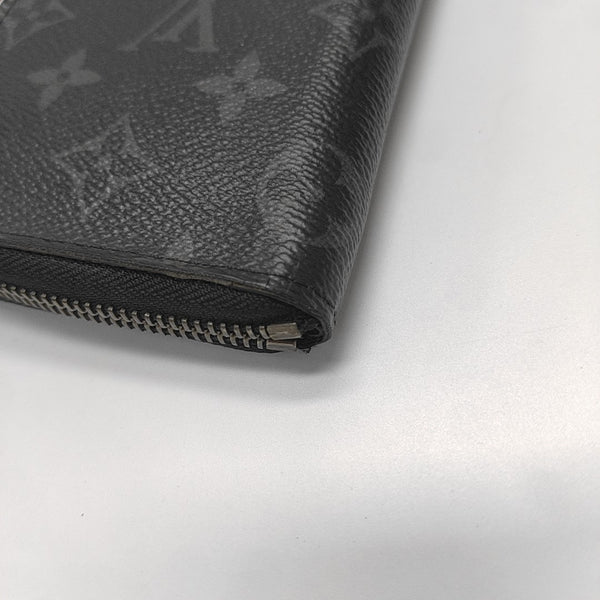 CLÉMENCE Monogram Coated Canvas Gray Wallet