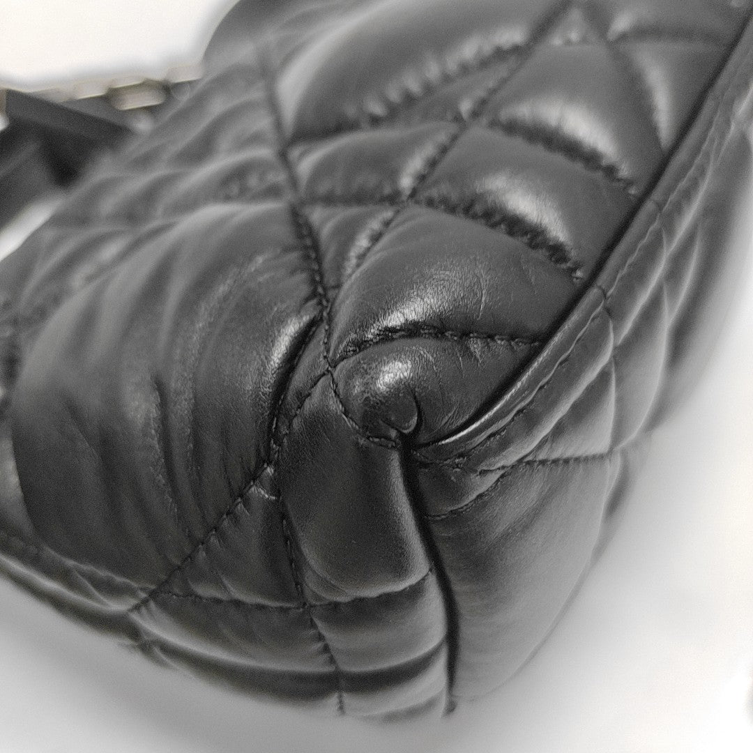 Diortravel Nomad Small Cannage Calfskin Black