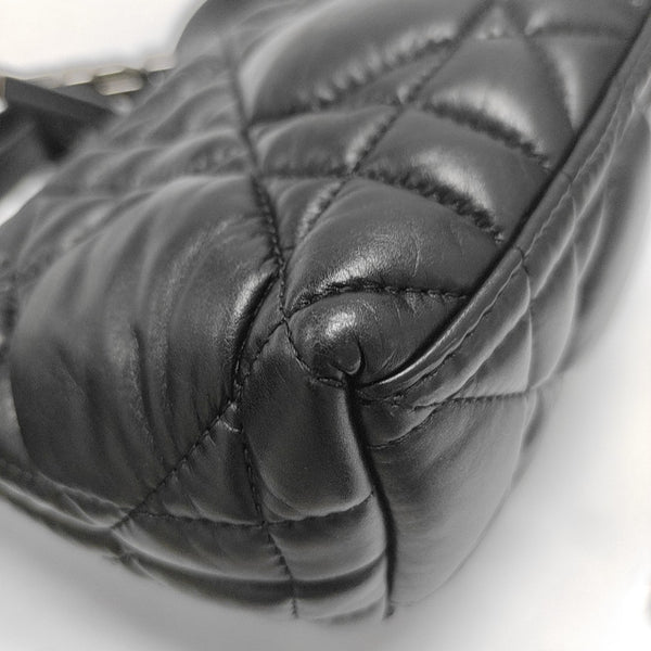 Diortravel Nomad Small Cannage Calfskin Black
