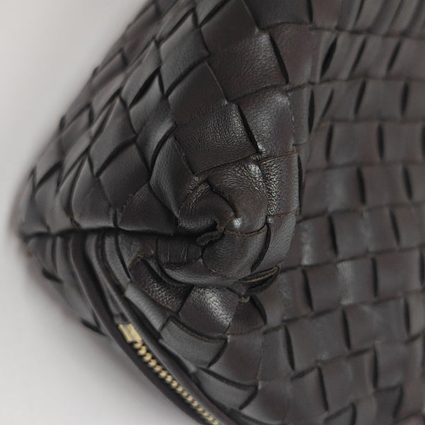 Lambskin Clutch Brown