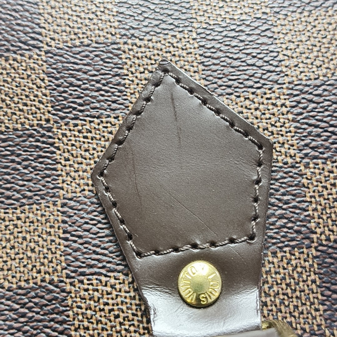 SPEEDY 25 Damier Ebene Coated Canvas Brown