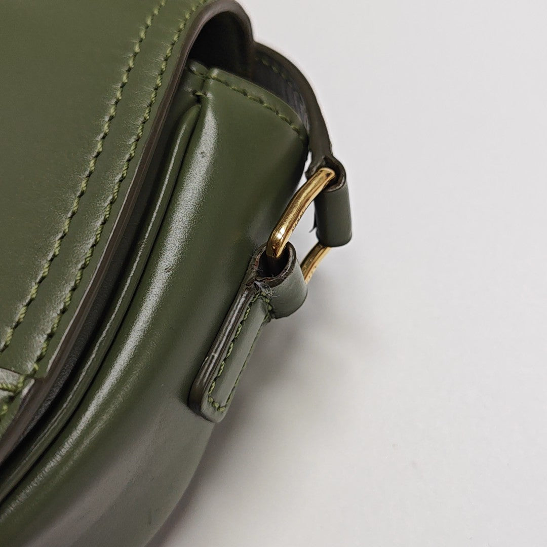 CRÉCY Small Calfskin Green