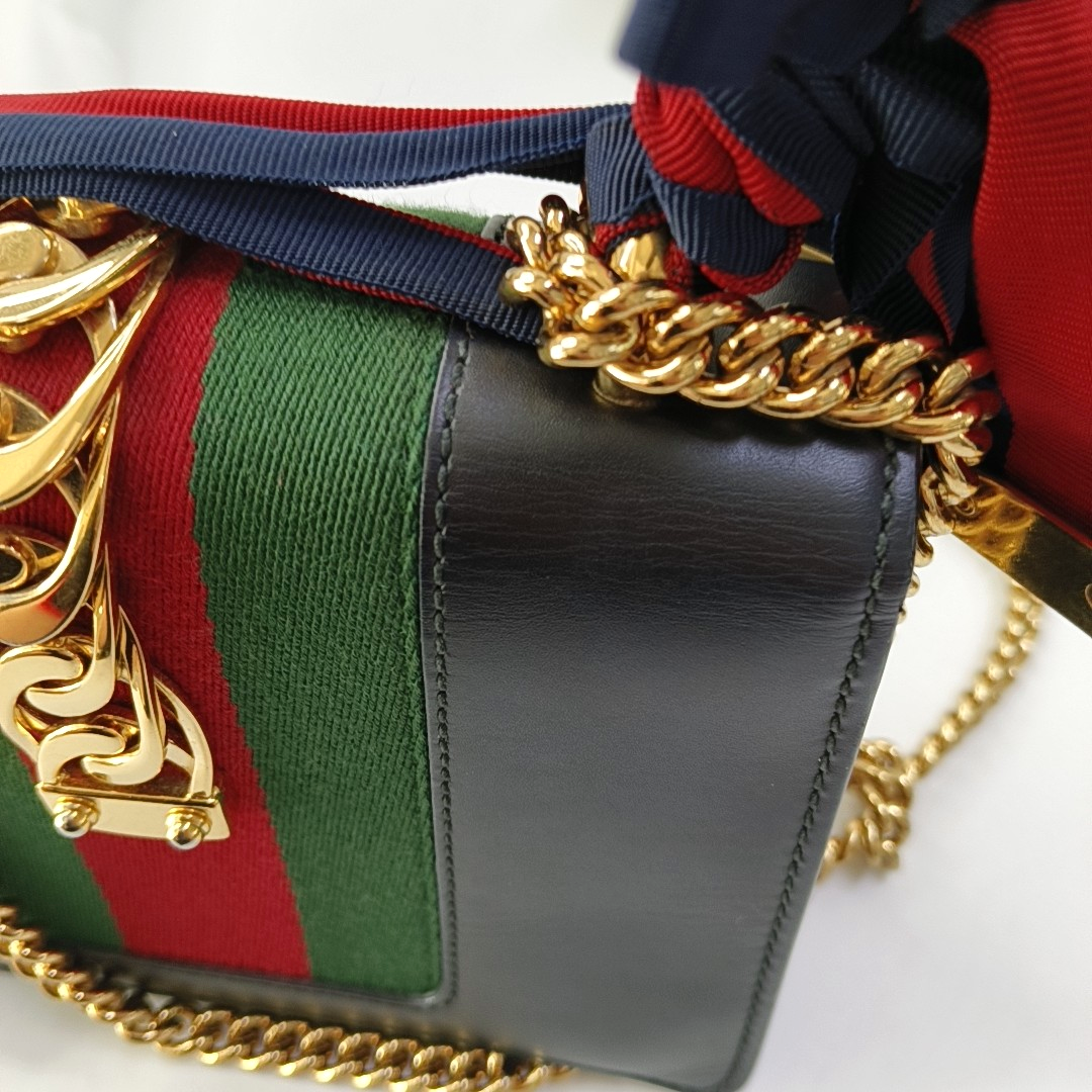 Authenticated pre-owned  Sylvie Mini Calfskin Black - Shoulder Bag at Looply