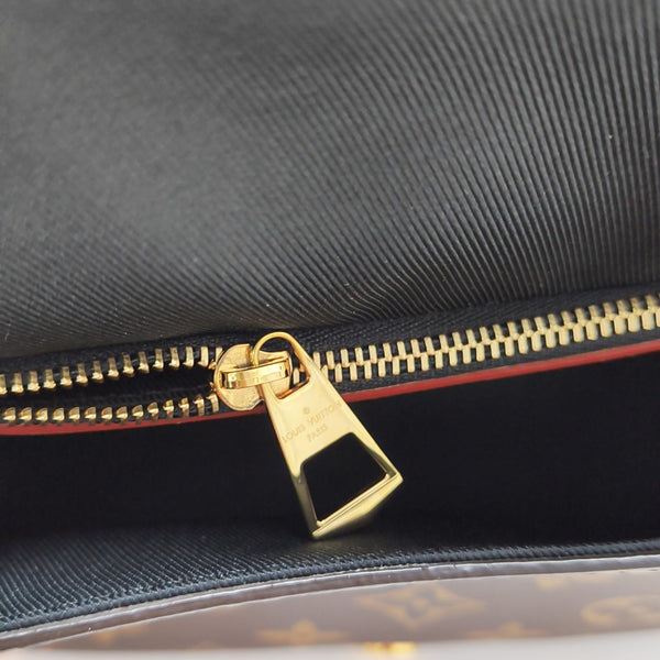 DIANE Monogram Coated Canvas Brown