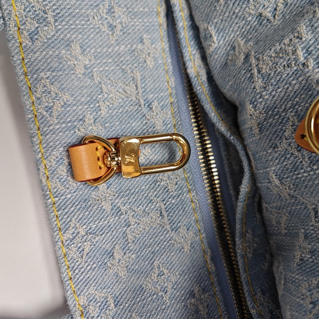 ONTHEGO PM Monogram Denim Blue