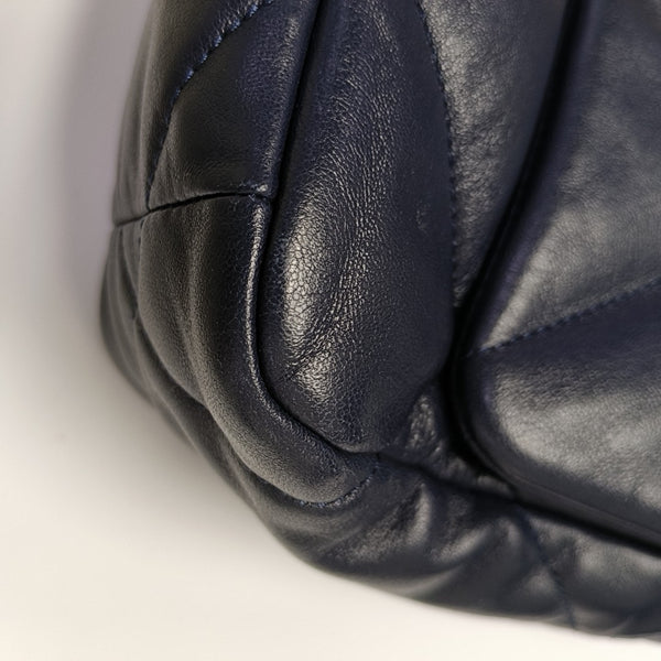 CHANEL 19 Small Quilted Lambskin Blue