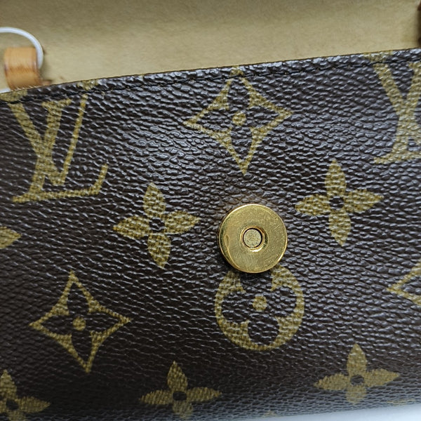 TWIN PM Monogram Coated Canvas Brown