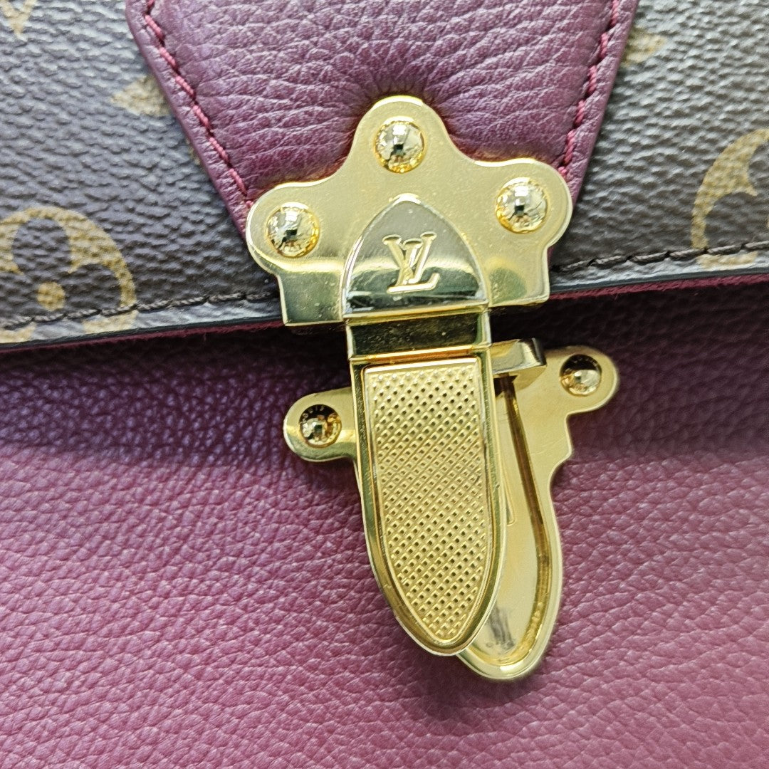 VICTOIRE Monogram Coated Canvas Brown