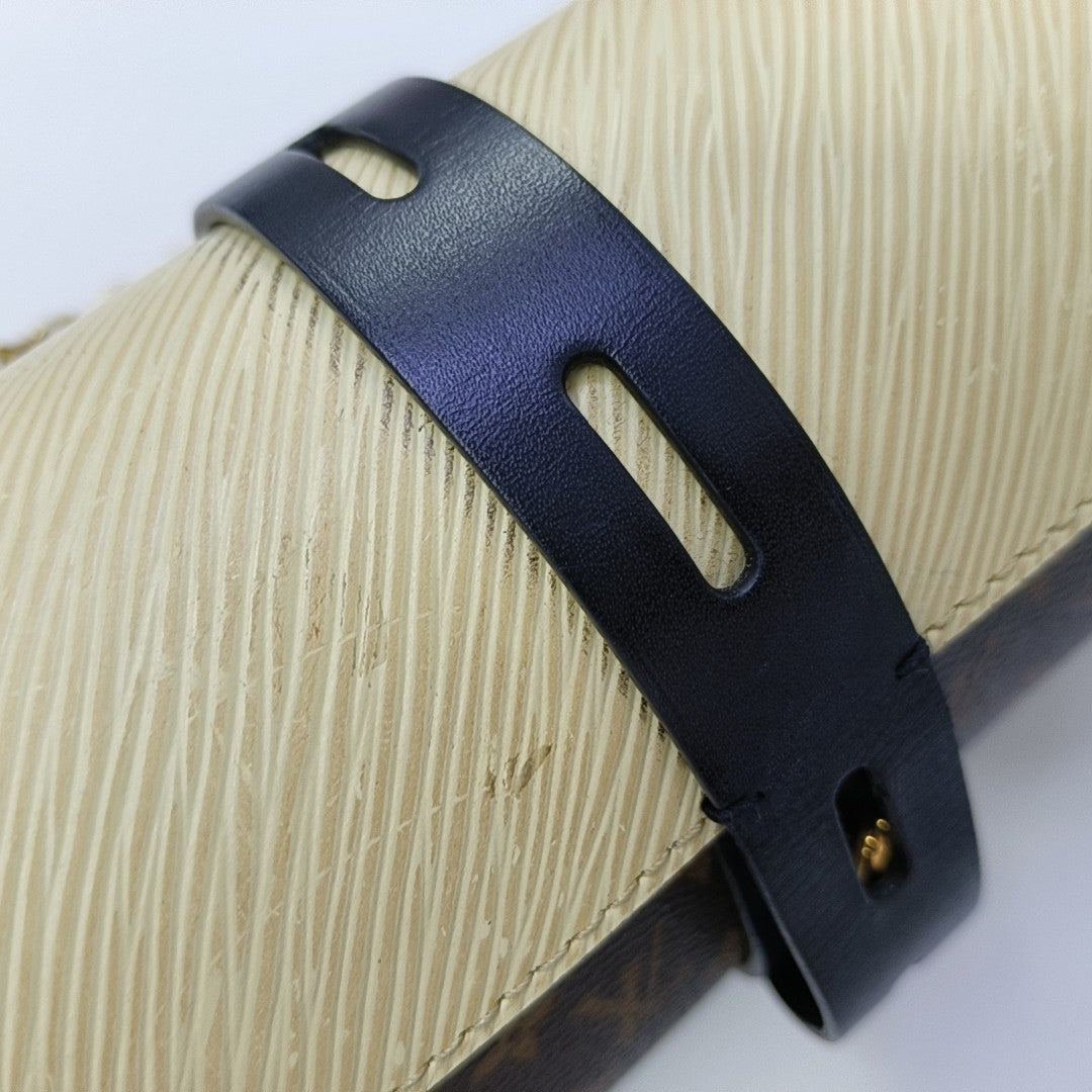 GLASSES CASE Monogram Coated Canvas Brown