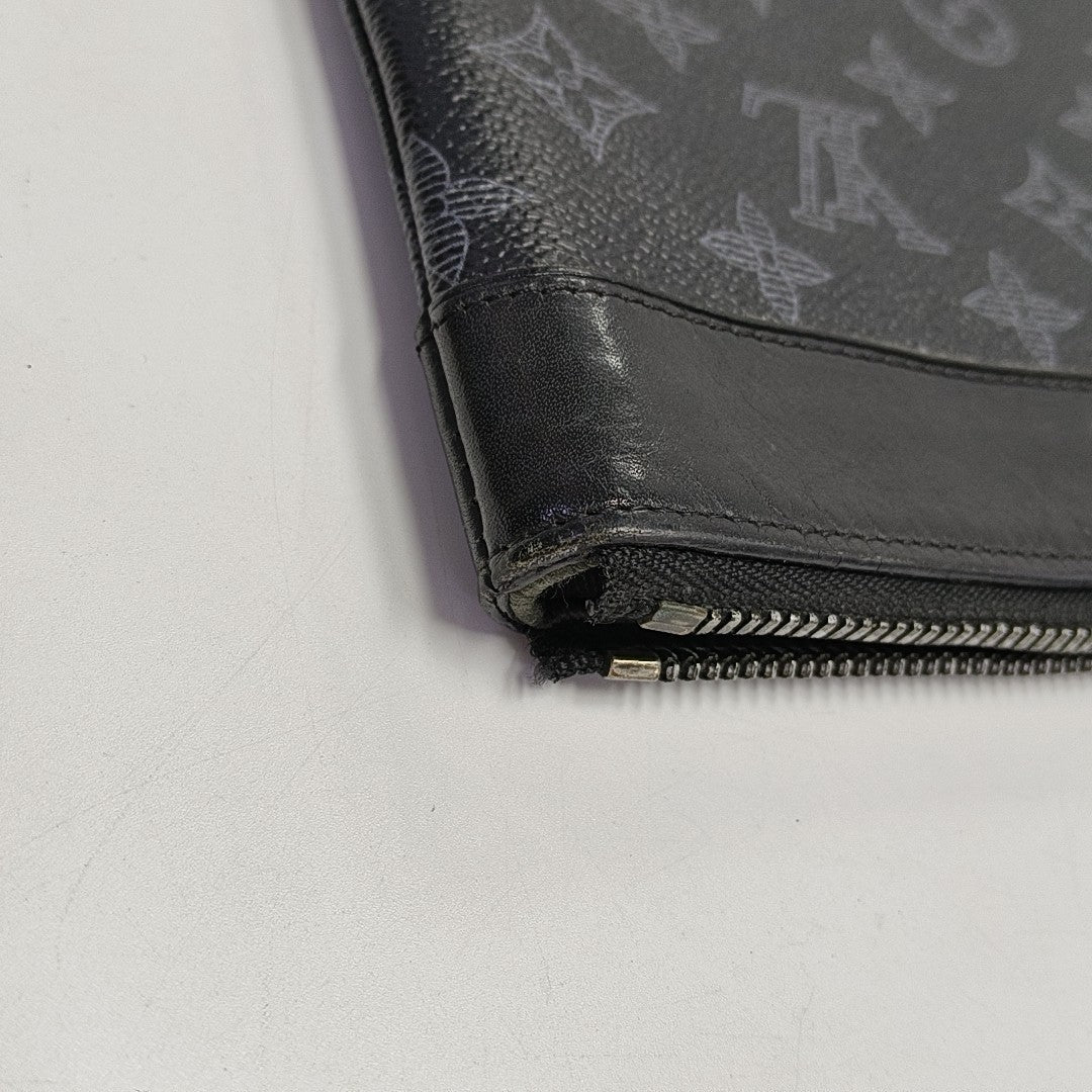 APOLLO GM Monogram Coated Canvas Black