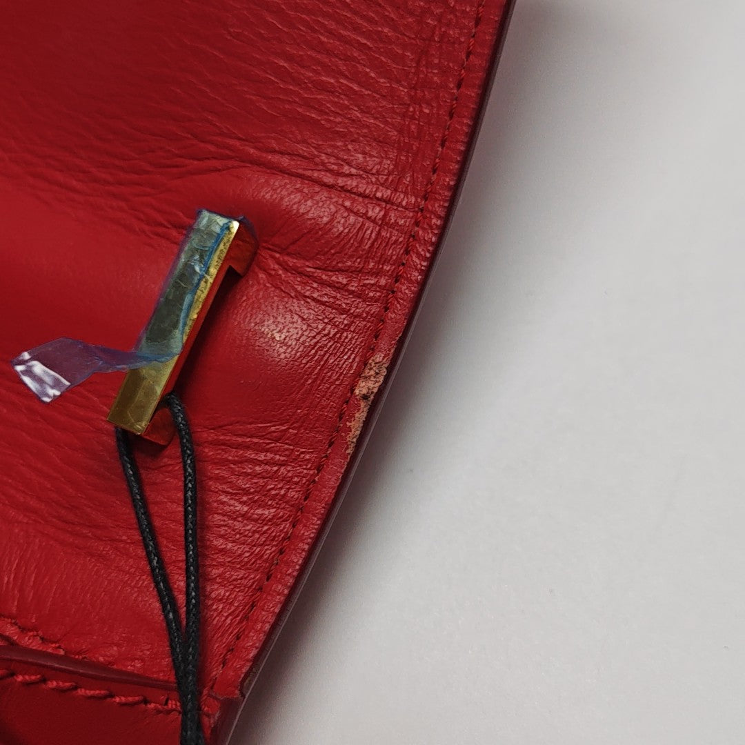 TB Small Calfskin Red