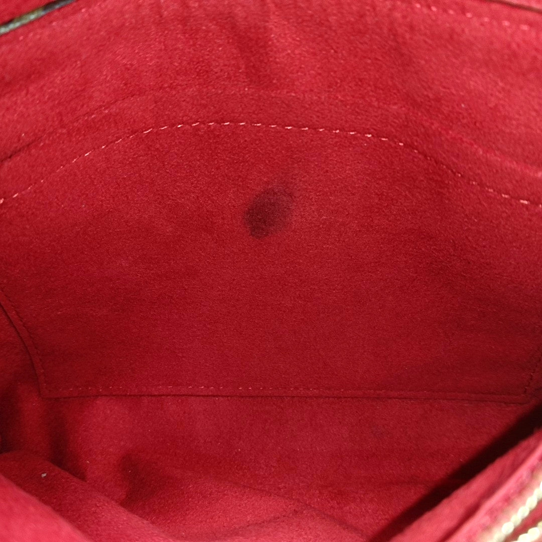 Authenticated pre-owned  PALLAS Monogram Coated Canvas Brown - Shoulder Bag at Looply