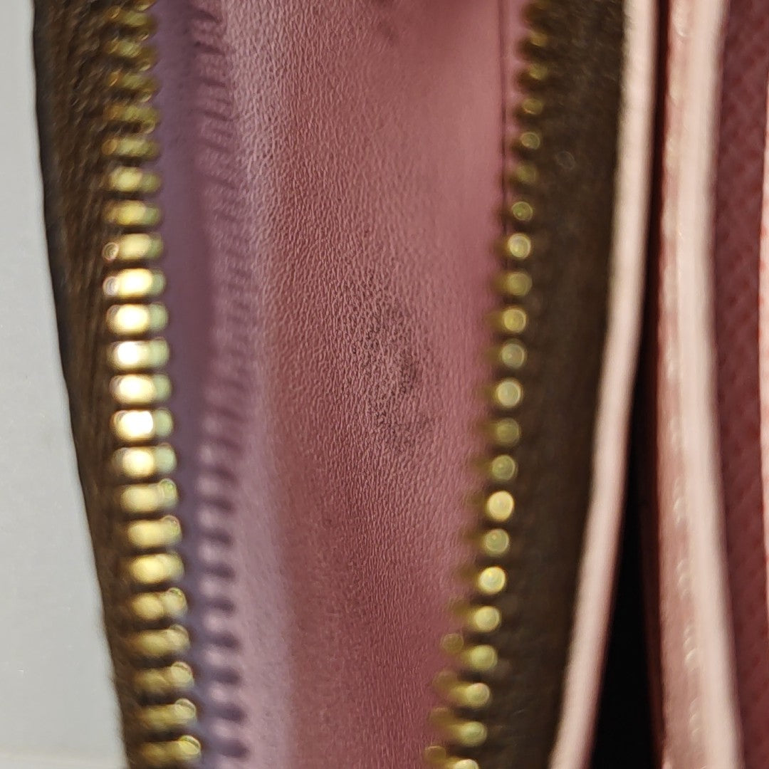 ROSALIE Monogram Coated Canvas Brown Card Holder