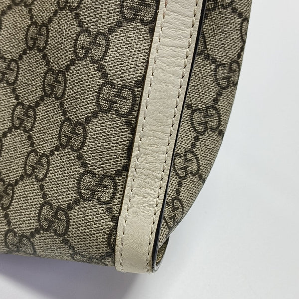 Padlock Small Monogram Coated Canvas Beige
