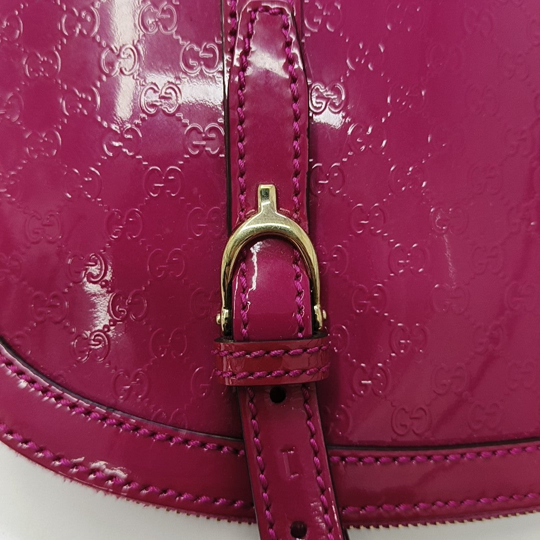 Microguccissima Monogram Calfskin Red