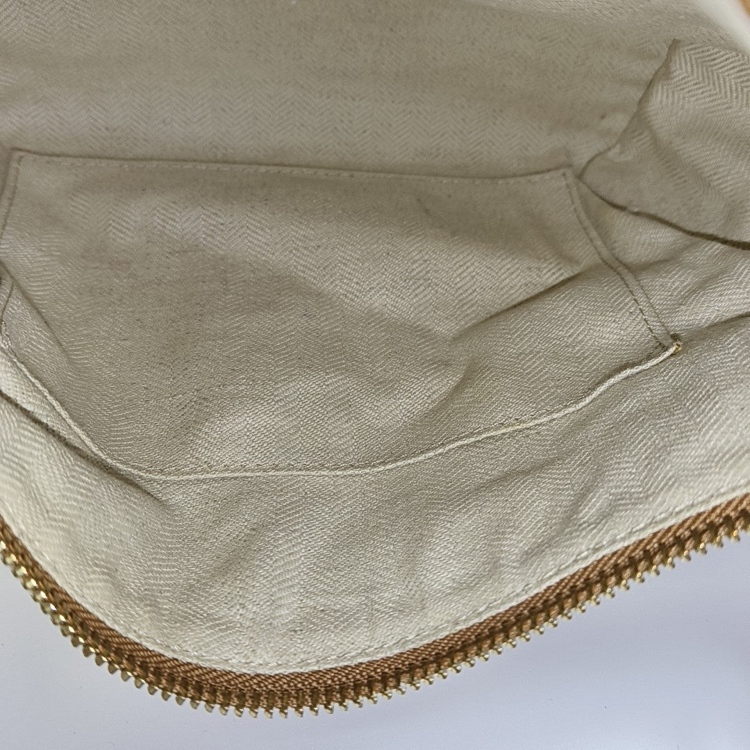 Monogram Canvas Shoulder Bag Red
