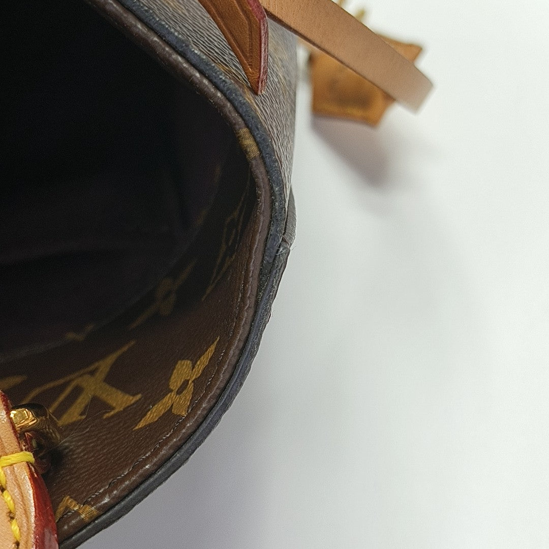 MONTAIGNE Monogram Coated Canvas Brown