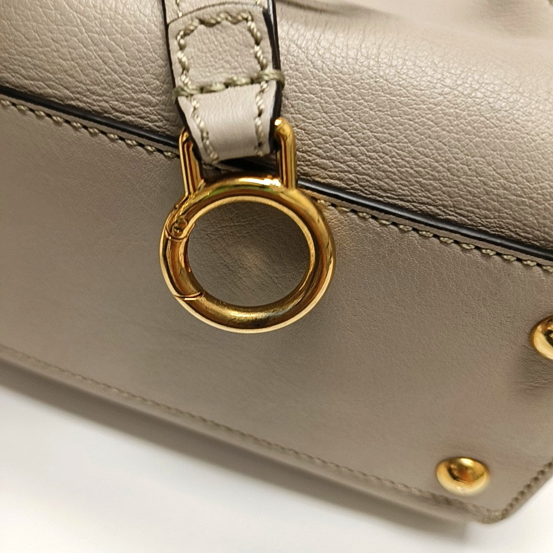 Peekaboo Medium Calfskin Gray