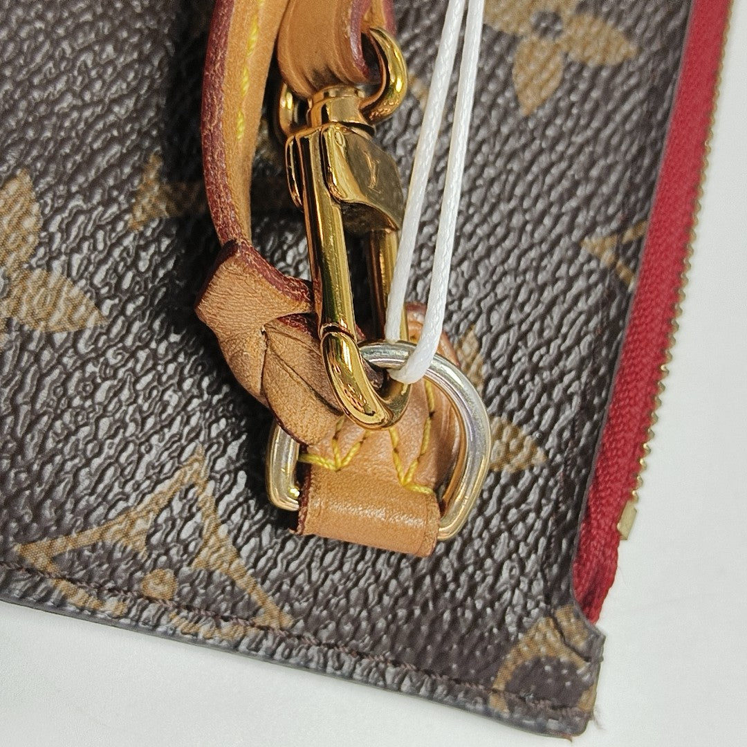 NEVERFULL PM Monogram Coated Canvas Brown