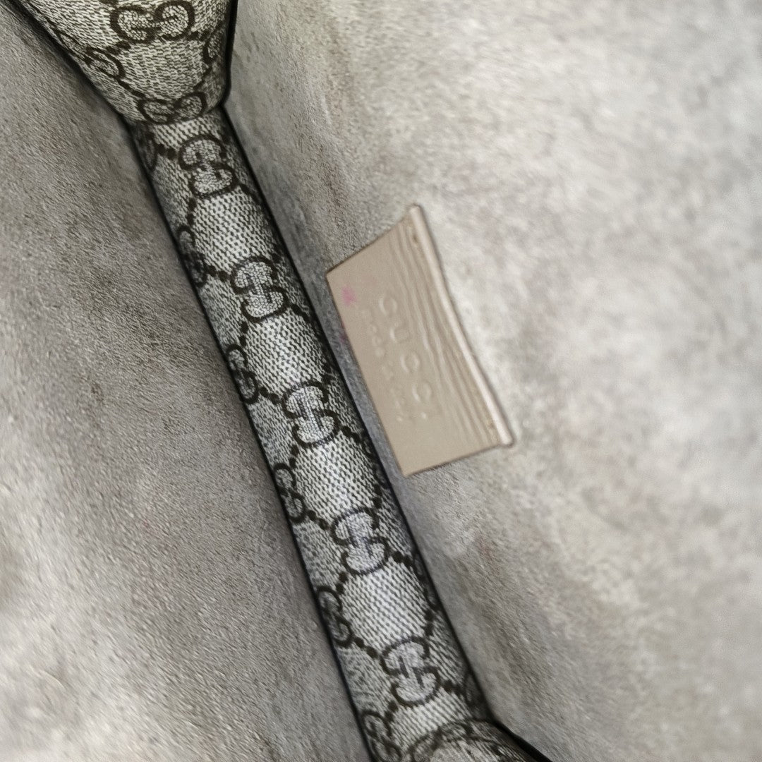 Dionysus Mini Monogram Coated Canvas Beige