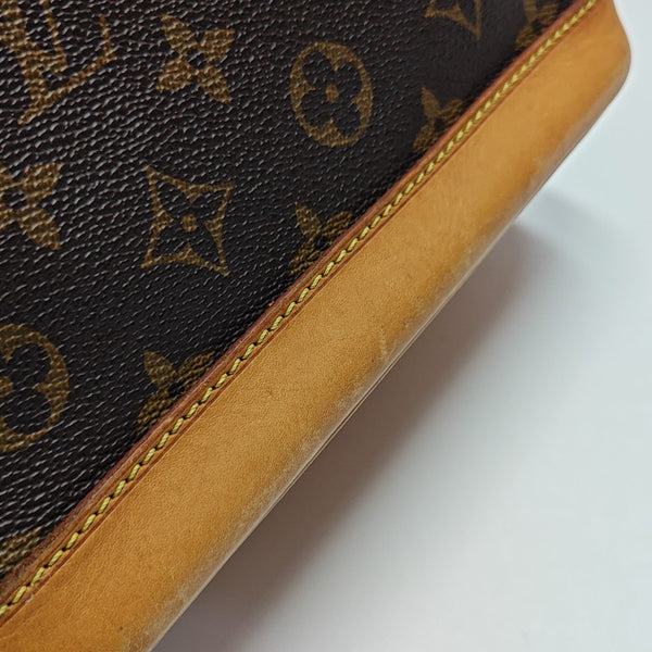NOÉ BB Monogram Coated Canvas Brown