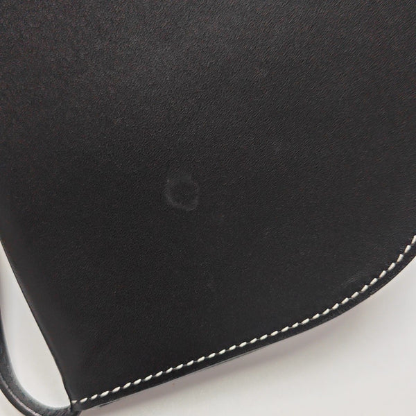 Heel Small Calfskin Black