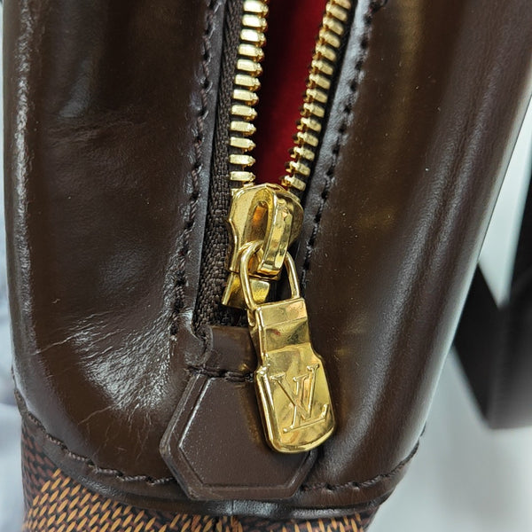 SISTINA GM Damier Ebene Coated Canvas Brown