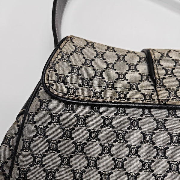Canvas Top Handle Bag Gray