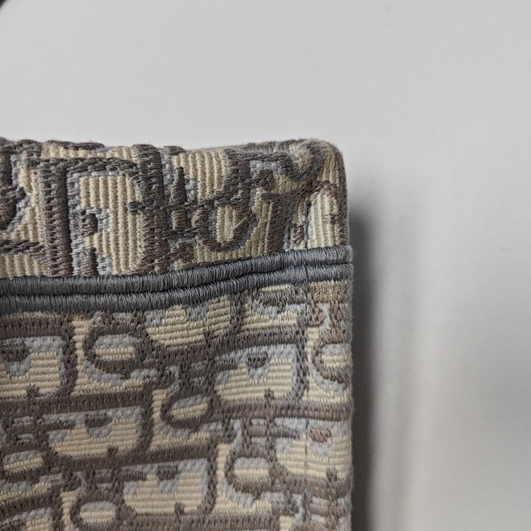 Book Tote Medium Oblique Canvas Gray