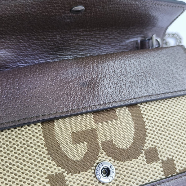 Dionysus Super Mini Monogram Canvas Beige